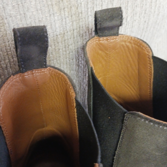 ORO LOS ANGELES brown Alpaca Suede Plain Chelsea Boots Chelsea Boots 11 - Picture 4 of 12